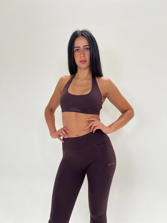 Sculpt Sports Bra - Cocoa
