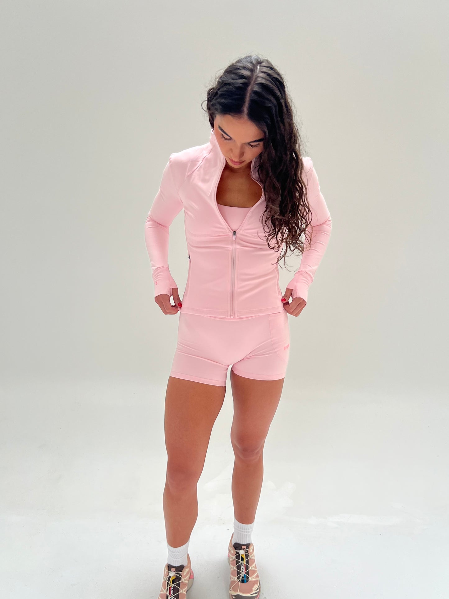 Sculpt Jacket - Blush