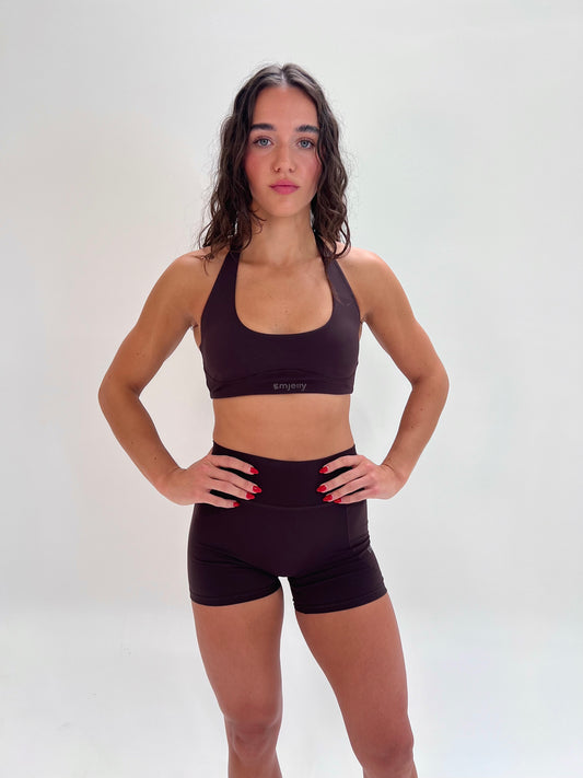Sculpt Sports Bra - Cocoa