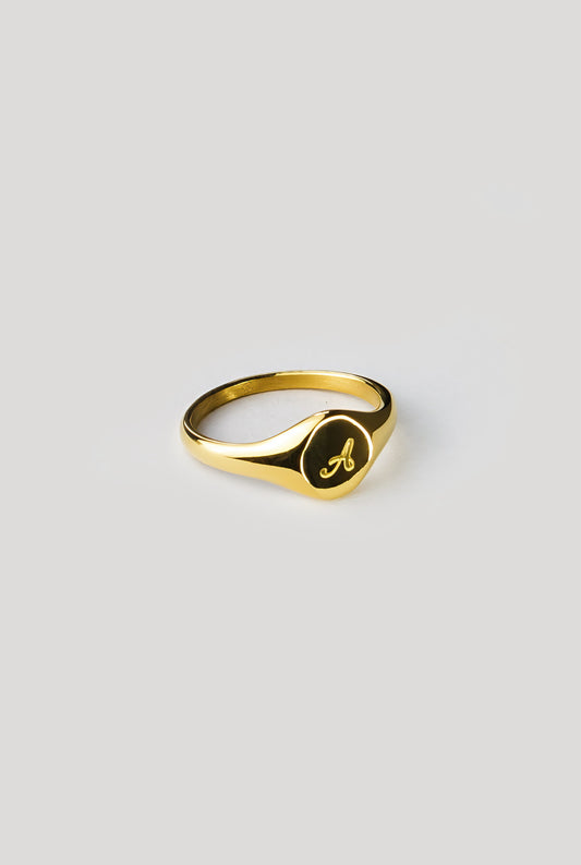 A Gold Signet Ring