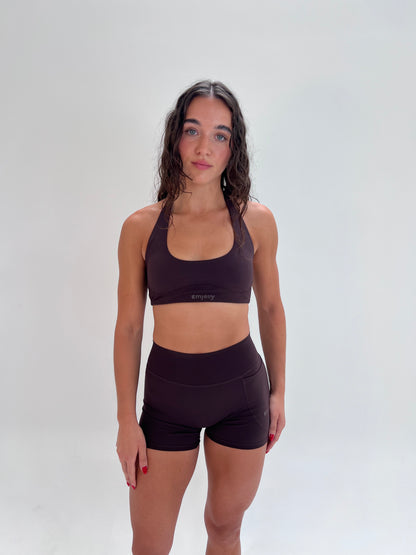 Sculpt Sports Bra - Cocoa