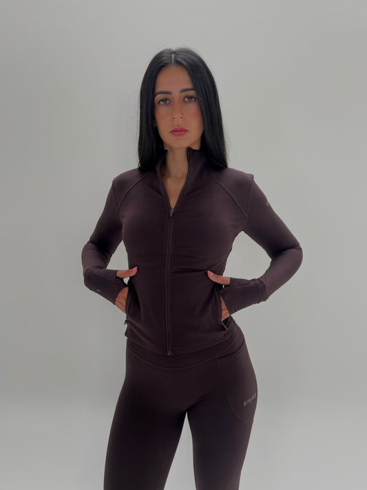 Sculpt Jacket - Cocoa