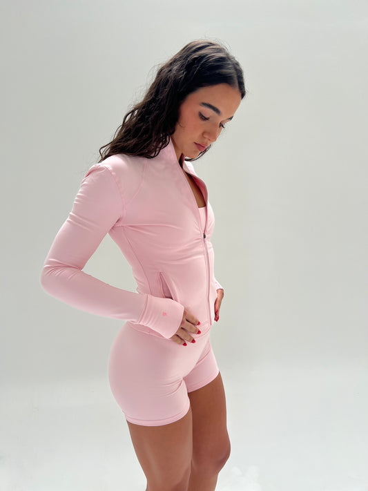 Sculpt Jacket - Blush