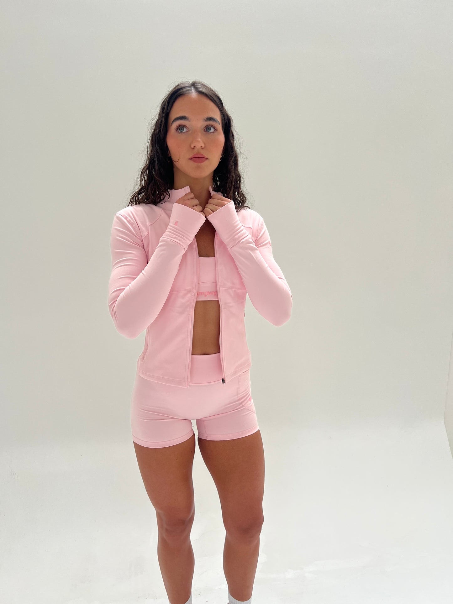 Sculpt Jacket - Blush