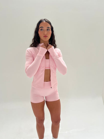 Sculpt Jacket - Blush