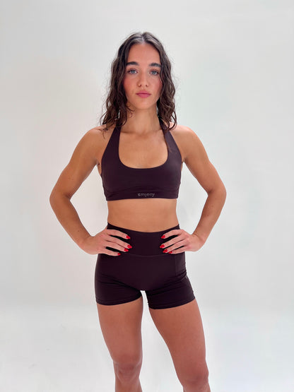 Sculpt Sports Bra - Cocoa