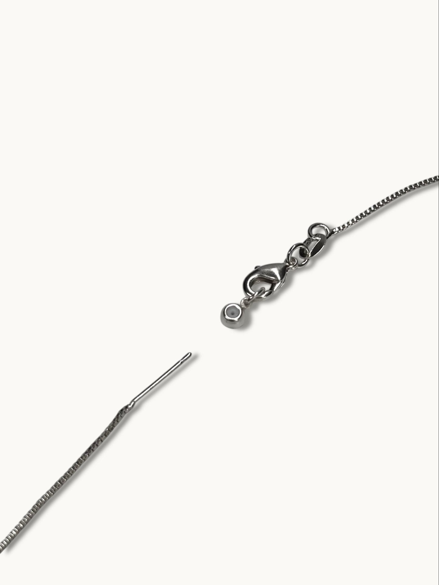 Silver Diamanté Mini Bubbles Chain