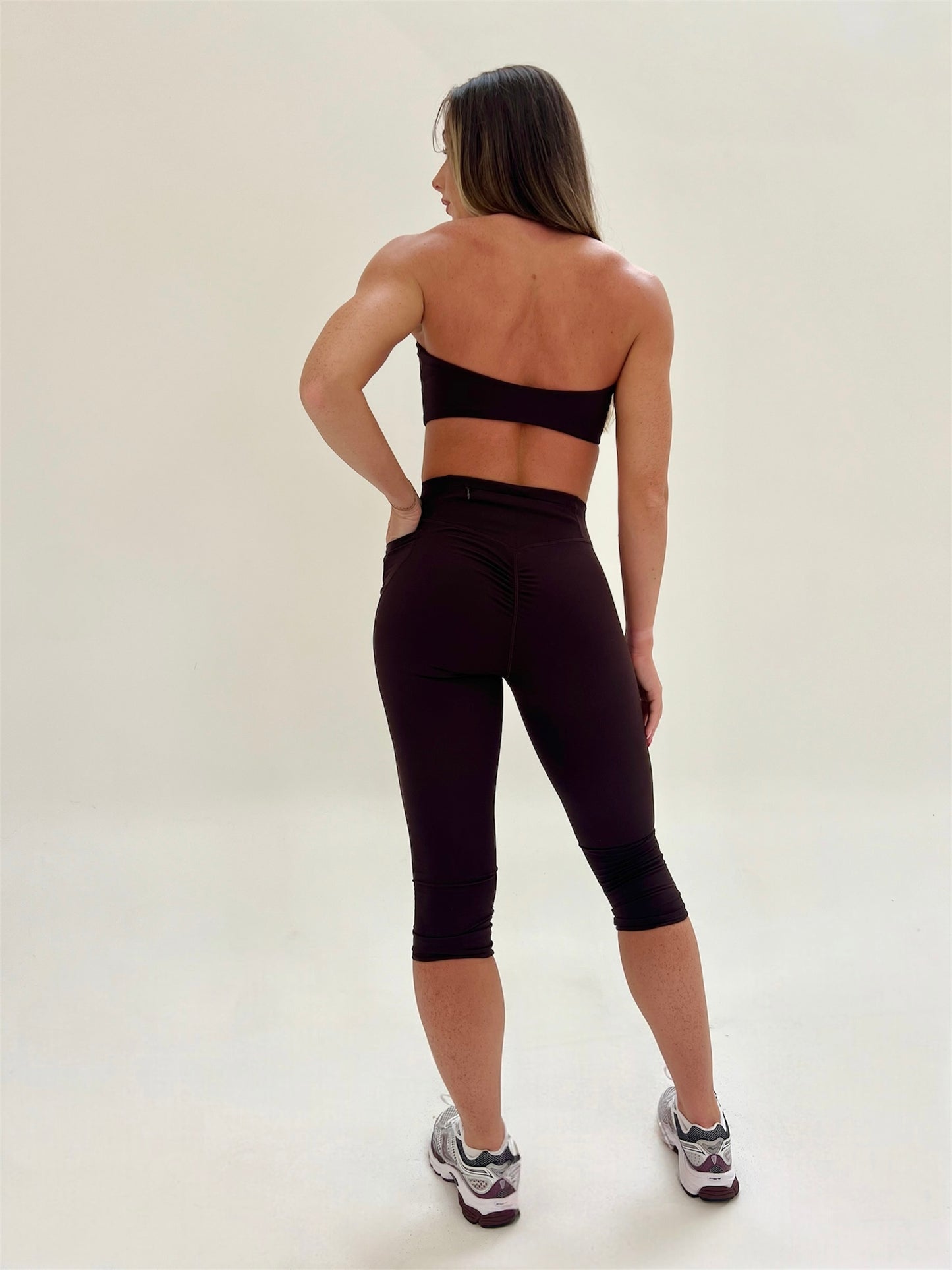 Sculpt Capris - Cocoa