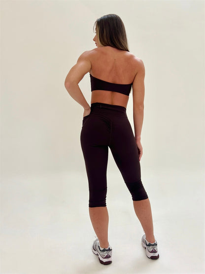 Sculpt Capris - Cocoa
